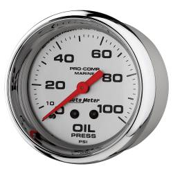 AutoMeter - AutoMeter 200777-35 Marine Mechanical Oil Pressure Gauge - Image 2