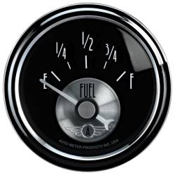 AutoMeter - AutoMeter 2016 Prestige Series Black Diamond Fuel Level Gauge - Image 1