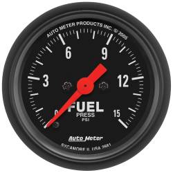 AutoMeter - AutoMeter 2661 Z-Series Electric Fuel Pressure Gauge - Image 1