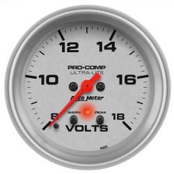 AutoMeter - AutoMeter 4483 Ultra-Lite Electric Voltmeter Gauge - Image 1