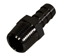 Derale - Derale 98101 Straight Hose Barb Fitting 3/8" NPT Male x 3/8" Barb Each - Image 2