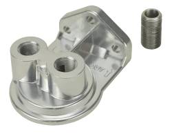 Derale - Derale 25044 Single Ports Up 1/4" NPT Remote Filter Mount 3/4"-16 Filter Threads - Image 1