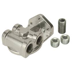 Derale - Derale 25729 Single Side Ports 1/2" NPT Filter Mount 13/16"-16 Filter Threads - Image 1