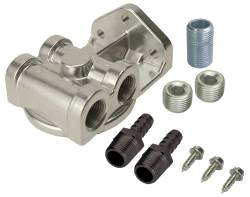 Derale - Derale 13049 Single Side Ports 3/8 NPT Filter Mount Kit w/3/4-16 Filter Threads - Image 2