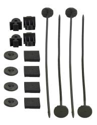Derale - Derale 16744 Electric Fan Mounting Kit Plastic Rods Clips & Mounting Feet - Image 1