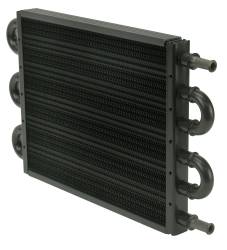 Derale - Derale 13731 6-Pass Econo-Cool Tube & Fin Replacement Cooler 11/32" Barb Inlets - Image 1