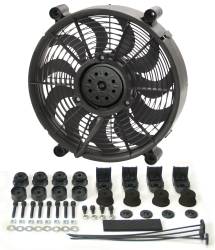 Derale - Derale 16212 12" High Output Single RAD Pusher/Puller Fan w/Premium Mount Kit - Image 1