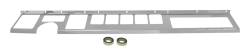 RT Offroad - RT Offroad RT34042 Stainless Steel Dash Overlay for 1987-1995 Jeep Wrangler YJ - Image 1
