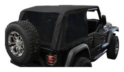 RT Offroad - RT Offroad BRT10035 Black Diamond Bowless Top w/Tinted Windows for 97-06 TJ - Image 1