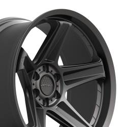 Defiant Wheels DF07 22x10 6x5.5 -12mm Satin Black DF07-22100-6550-12B1