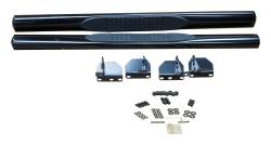 RT Offroad - RT Offroad RT26059 Black Tubular Side Steps for 07-18 Jeep Wranglers JK 2DR - Image 2
