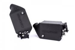 CSF Cooling - Racing & High Performance Division - CSF Cooling 8109 Twin Charge-Air-Cooler Set for BMW F1X/M5/M6 Crinkle Black - Image 1
