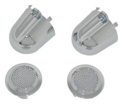 RT Offroad - RT Offroad RT27041 Chrome Plastic Tweeter Covers for 07-10 Jeep Wrangler JK - Image 1