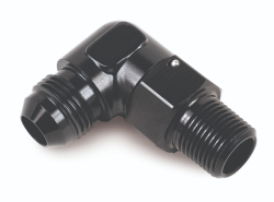 Derale - Derale 59708 Aluminum Swivel Fitting 90-DEG 1/2" NPT x -8AN Male - Image 2