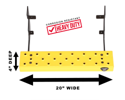 Carr - CARR 451007 Factory Step Van Assist XP7 Yellow Powder Coat Pair - Image 2
