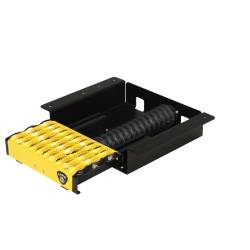 Carr - CARR 501037 WTS 24" Retractable Step Undermount Flat Surf XP3 Black XP7 Yellow - Image 1