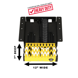 Carr - CARR 501037 WTS 24" Retractable Step Undermount Flat Surf XP3 Black XP7 Yellow - Image 2