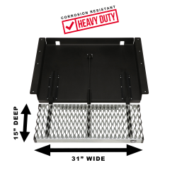 Carr - CARR 501060 WTS 31" Retractable Step Undermount Ext Flat Surf XP3 Black - Image 2