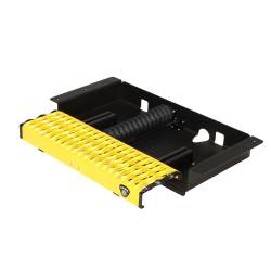 Carr - CARR 501077 WTS 24" Retractable Step Transit Van Side Door XP3 Black XP7 Yellow - Image 1