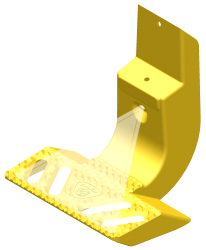Carr - CARR 140207-1 MAXno-drill Side Step Yellow Single - Image 1