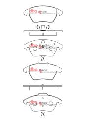 Disc Brakes Australia - Disc Brakes Australia DB1849RP DBA Race Performance Front Brake Pads - Image 1