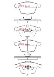 Disc Brakes Australia - Disc Brakes Australia DB2210RP DBA Race Performance Front Brake Pads - Image 1