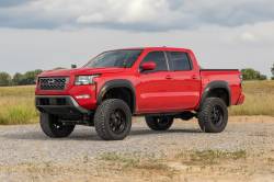 Rough Country Suspension Systems - Rough Country S-N12200 Sport Black Fender Flares for 22-26 Nissan Frontier Crew - Image 5