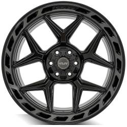 4PLAY - 4PLAY Wheels 4P55 22x12 6x5.5/135 -44mm Black/Machine 4P55-22120-6D55-44BBT - Image 2
