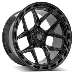4PLAY - 4PLAY Wheels 4P55 24x12 6x5.5/135 -44mm Black/Machine 4P55-24120-6D55-44BBT - Image 1