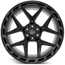 4PLAY - 4PLAY Wheels 4P55 24x12 6x5.5/135 -44mm Black/Machine 4P55-24120-6D55-44BBT - Image 2
