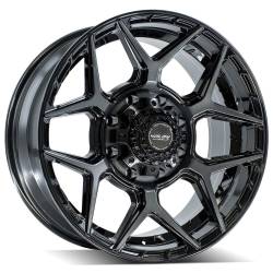 4PLAY - 4PLAY Wheels 4P06 20x9 8x180 0mm Gloss Black/Machined Tint 4P06-20090-8180-0BBT - Image 1