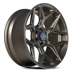4PLAY - 4PLAY Wheels 4P06-22100-6D55-18BR 4P06 22x10 6x5.5/135 -18mm Bronze - Image 1