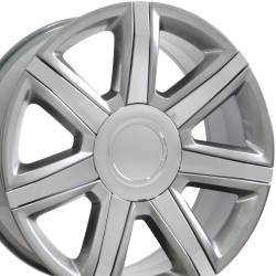 OE Wheels LLC - OE Wheels CA87 22x9 6x5.5 31mm Hyper Silver CA87-22090-6550-31HS-ic - Image 1
