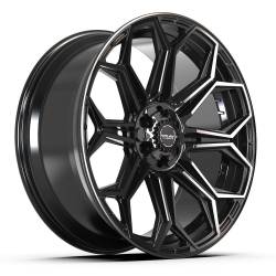 4PLAY - 4PLAY Wheels 4P83 24x10 6x5.5/135 18mm Gloss Black 4P83-24100-6D55-18B - Image 1
