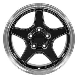 OE Wheels LLC - OE Wheels CV01 17x11 5x4.75 50mm Gloss Black/Machined Tint CV01-17110-5475-50BM - Image 2