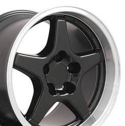 OE Wheels LLC - OE Wheels CV01 17x11 5x4.75 50mm Gloss Black/Machined Tint CV01-17110-5475-50BM - Image 3