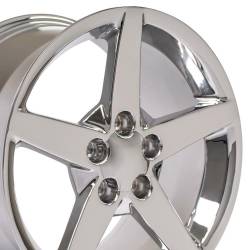 OE Wheels LLC - OE Wheels CV06 18x9.5 5x4.75 58mm Chrome CV06A-18095-5475-58C - Image 3