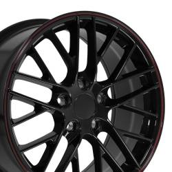 OE Wheels CV08 18x8.5 5x4.75 56mm Gloss Black CV08B-18085-5475-56BR