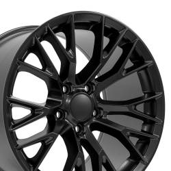OE Wheels LLC - OE Wheels CV22 18x10.5 5x4.75 56mm Satin Black CV22-18105-5475-56B1 - Image 1