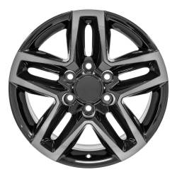 OE Wheels LLC - OE Wheels CV34B 18x8.5 6x5.5 26mm Gloss Black/Machine CV34B-18085-6550-26MBT - Image 2
