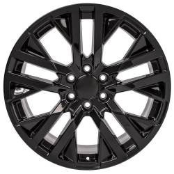 OE Wheels LLC - OE Wheels CV38 22x9 6x5.5 28mm Gloss Black CV38-22090-6550-28B - Image 2