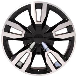 OE Wheels LLC - OE Wheels CV40-22090-6550-24MB CV40 22x9 6x5.5 24mm Gloss Black/Machined - Image 2