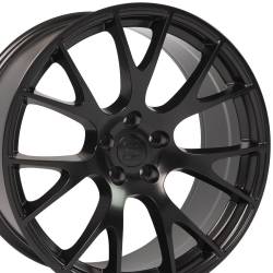 OE Wheels DG69 22x10 5x5.5 25mm Satin Black DG69-22100-5550-25B1