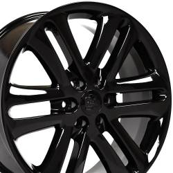 OE Wheels FR76-22090-6135-44B FR76 22x9 6x135 44mm Gloss Black