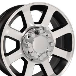 OE Wheels FR78 20x8 8x170 40mm Satin Black/Machined FR78-20080-8170-40MB1