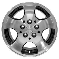 OE Wheels LLC - OE Wheels JP08 15x8 5x4.5 25mm Gloss Black/Machined JP08-15080-5450-25MB - Image 2