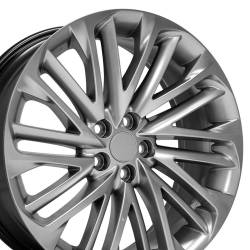 OE Wheels LX58 20x8 5x4.5 30mm Hyper Silver LX58-20080-5450-30HS