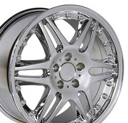 OE Wheels LLC - OE Wheels MB09 18x8.5 5x112 35mm Chrome MB09-18085-5112-35C - Image 3