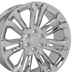 OE Wheels LLC - OE Wheels CV43 22x9 6x5.5 24mm Chrome CV43-22090-6550-24C - Image 1
