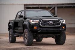 Rough Country Suspension Systems - Rough Country Sport Fender Flares Black Onyx for 16-23 Tacoma S-T11621-202 - Image 4